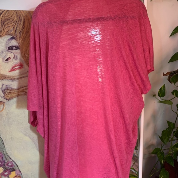 Bright Pink Duster/Cardigan (long) - Picture 4 of 4